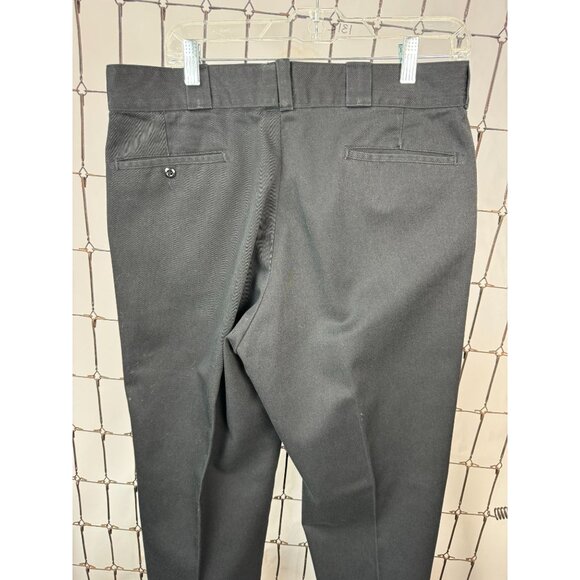 Dickies Mens Classic Black Work Pants 36x29 65% Polyester 35% Cotton Durable Mad - Picture 16 of 16
